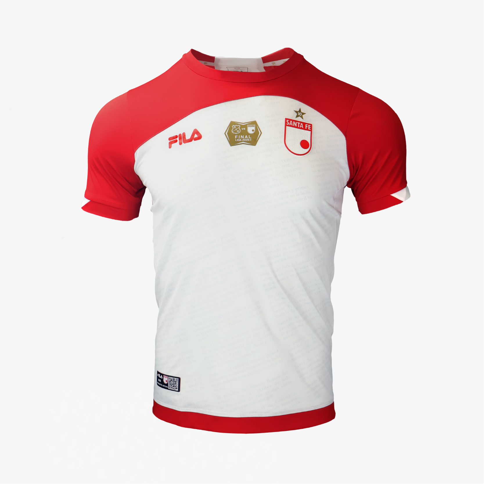 CAMISETA INFANTIL FILA INDEPENDIENTE SANTA FE CAMPEÓN 2025 - I