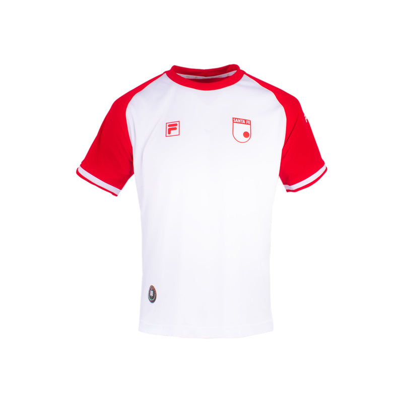 CAMISETA MASCULINA FILA INDEPENDIENTE SANTA FE PRESENTACION 2026 01