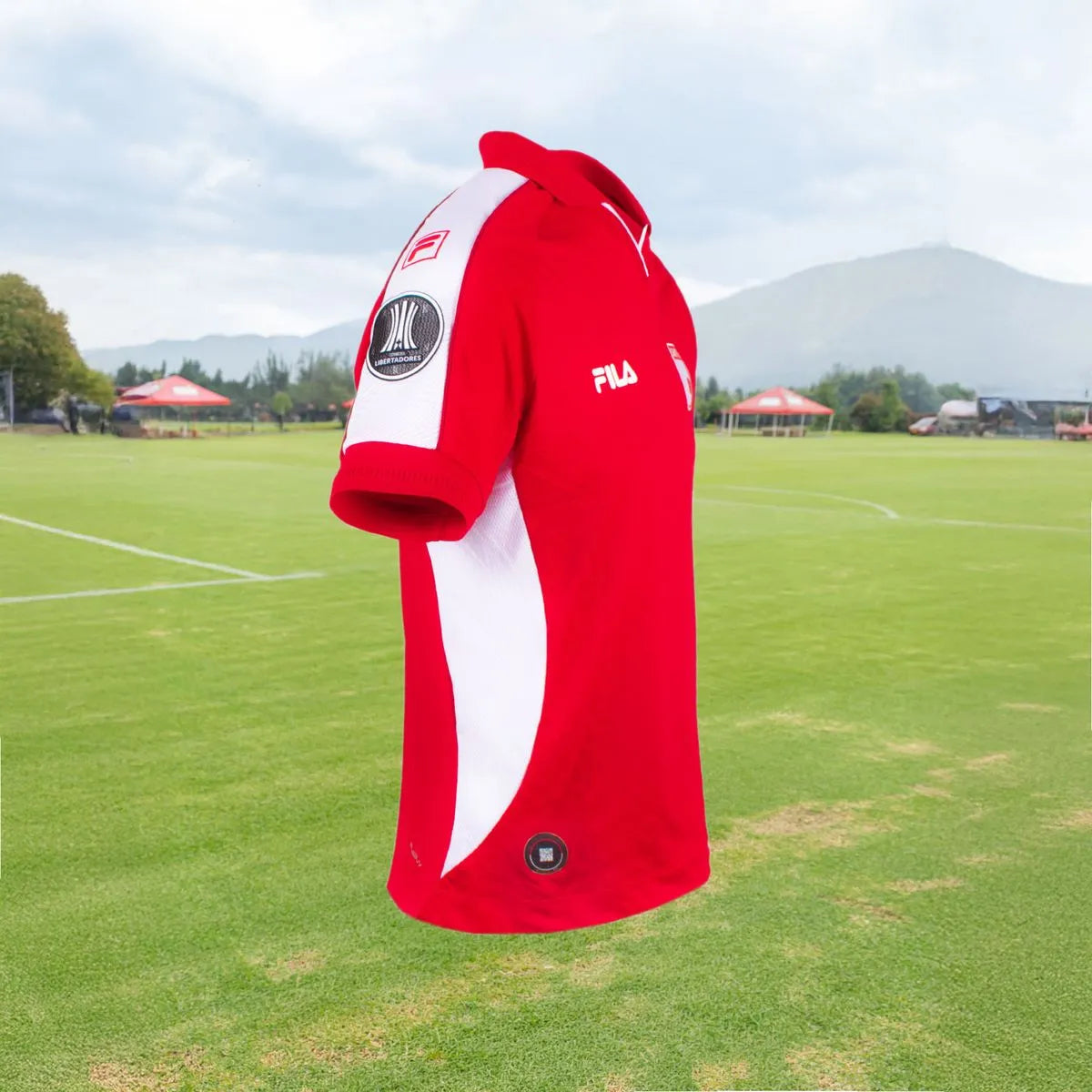CAMISETA MASCULINA FILA INDEPENDIENTE SANTA FE HOME COPA LIBERTADORES 2026