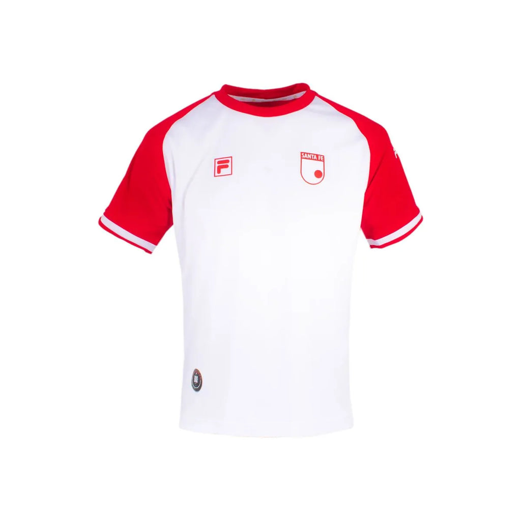 CAMISETA MASCULINA FILA INDEPENDIENTE SANTA FE PRESENTACION 2026 01