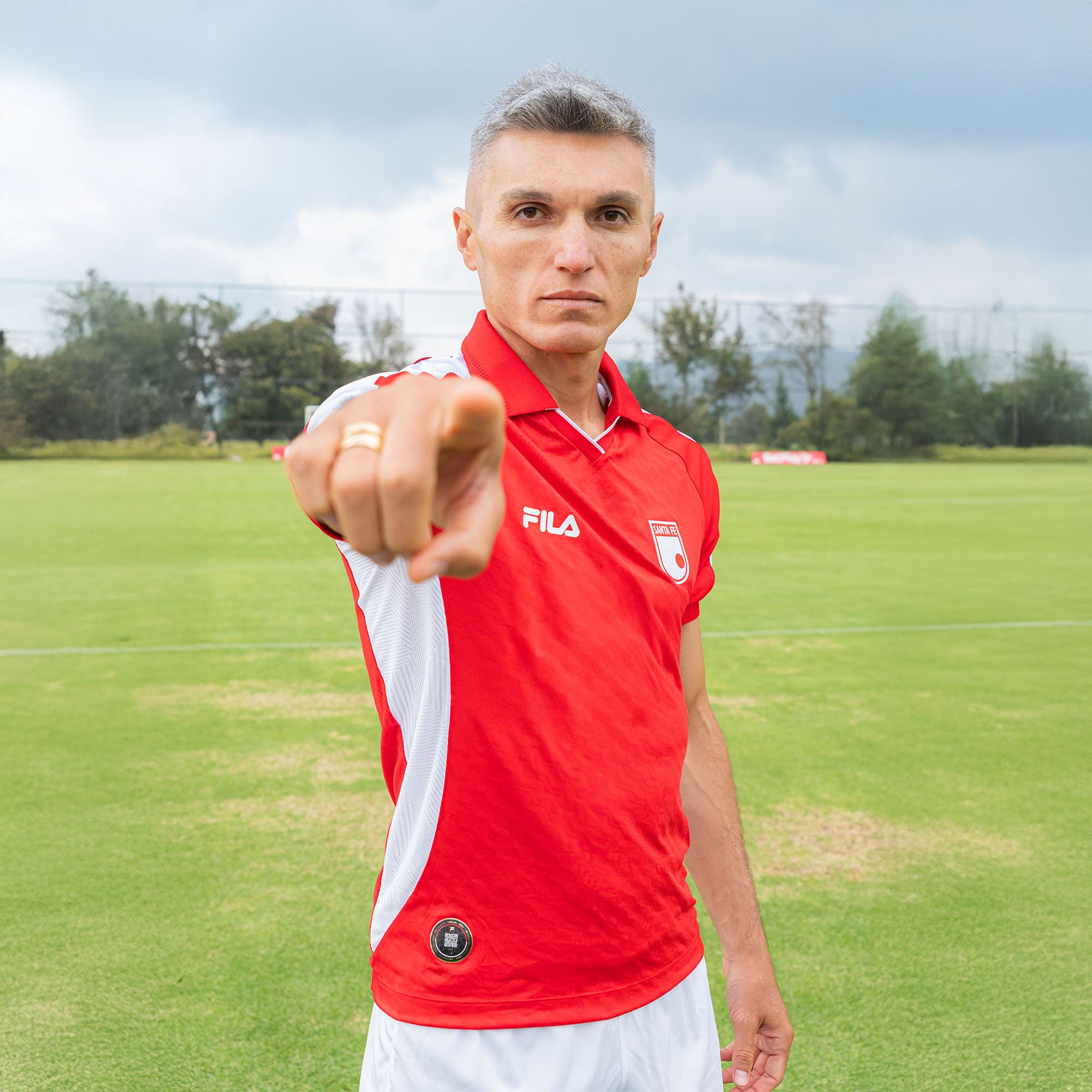 CAMISETA MASCULINA FILA INDEPENDIENTE SANTA FE HOME 2026